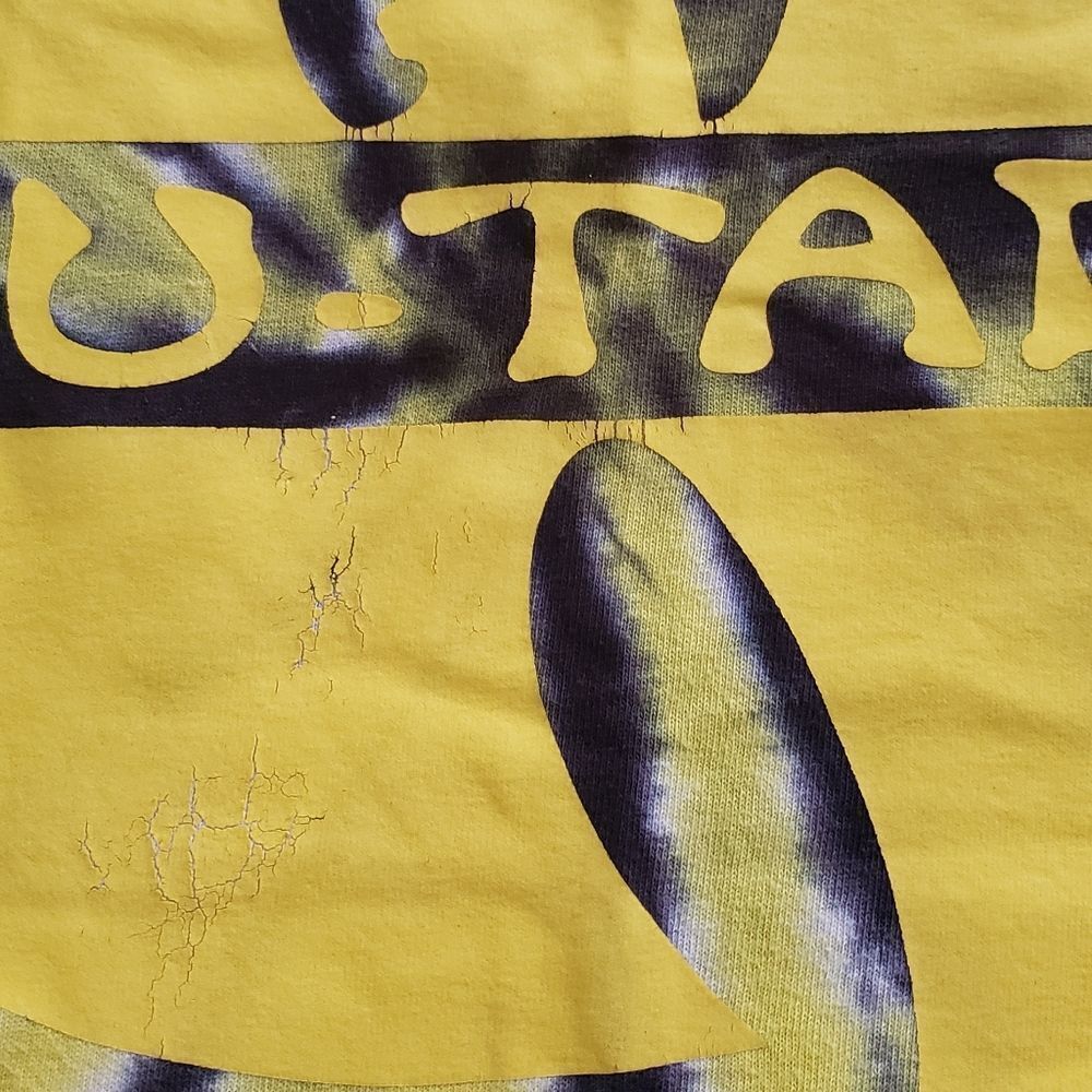 Yellow & Blue Wu Tang Tee Shirt Sz 3XL - Picture 4 of 8